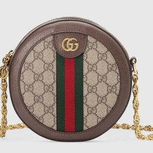 Authentic Gucci Ophidia mini GG round shoulder bag